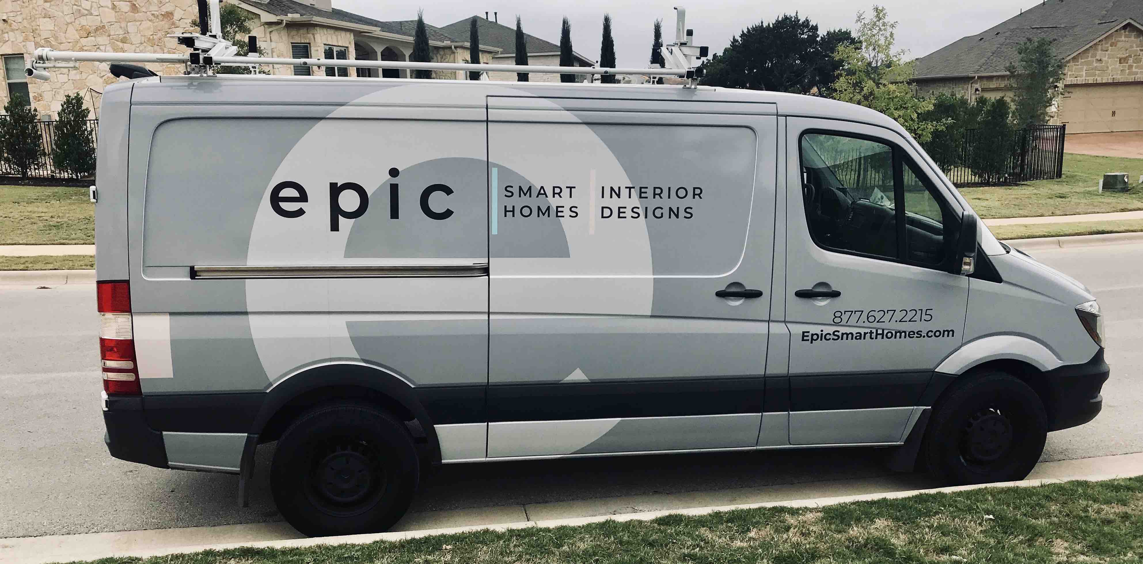 Epic Smart Home Vans are on the road in Central Texas